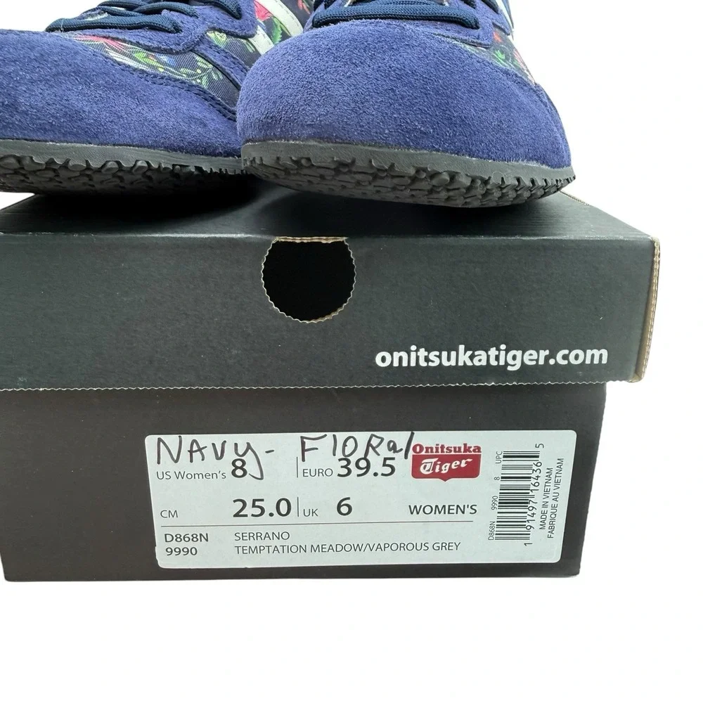 Onitsuka Tiger 2018 Liberty Fabrics Floral Women's 8.0  D868N-9990 RARE EUC